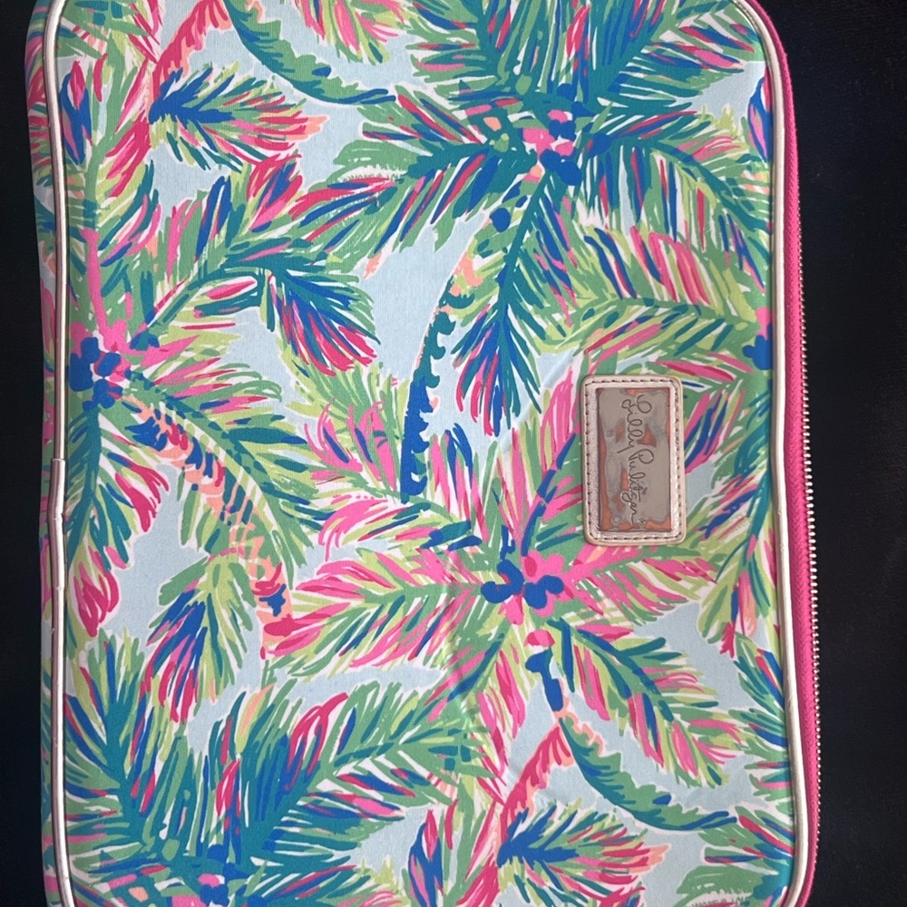 Lilly Pulitzer Palm Print Laptop/Tablet Courier Case